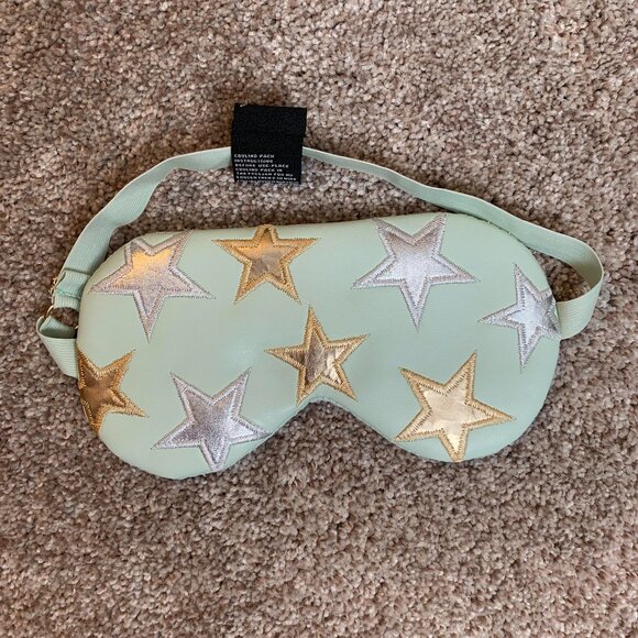 Free People Accessories - FREE PEOPLE Starry Eyed Travel Leather Eye Mask